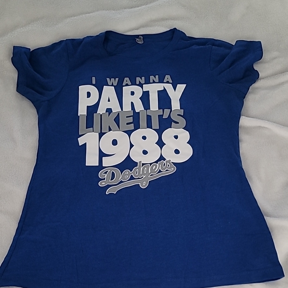 Blue Dodgers Graphic T-Shirt